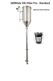 StillMate 10L Full Stainless Steel (Carbon) FILTER PRO - Standard- Door Mount