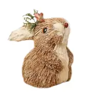 Easter Simulation Rabbit Decorations Home Garden Decor Grass Spring Figurine