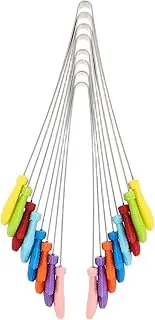 LABRIMP 8pcs Mini Food Tongs with Silicone Tips for Serving Ice Appetizers and Snacks Stainless Steel Kitchen Tool for BBQ Grilling and Parties Portable and Easy to Clean