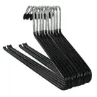 10/20Pcs Non-Slip Metal Hook Hanger Coat Hanger Clothes Rack Wardrobe Organzier