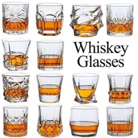 在飛比找ETMall東森購物網優惠-Whiskey Glass Cup Crystal Whis