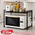 2 Tiers Microwave Shelf Oven Storage Rack Stand Condiment Cabinet Holder Kitchen