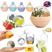 Light Bulbs Ice Mold, Ice Ball Maker, Whiskey Ice Mold Silicone Ice Cube Tray KJ