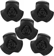 Toyvian 5pcs Hiking Pole Rubber Tips Replacement Walking Stick Feet Caps Outdoor Trekking Pole Tips Protectors Accessories