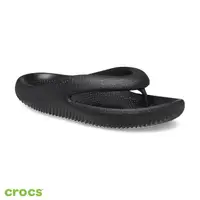 在飛比找momo購物網優惠-【Crocs】中性鞋 麵包人字拖(208437-001)