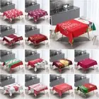 Christmas Tree Tablecloth Rectangle Kitchen Cloth Banquet Xmas Party Table Cover