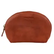 Pierre Cardin Leather Ladies Coin Purse Women's Purse 7.5x5x13cm - Cognac