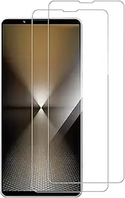 [Electro-weideworld] [2 Pack] Screen Protector for Sony Xperia 1 VI,Sony Xperia 1 VI Tempered Glass HD Clear Scratch Resistant, Clear