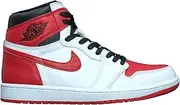 [Nike] Jordan Mens Air Jordan 1 Retro High OG 555088 161 Heritage - Size 7