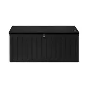 Outdoor Storage Box Bench 490L Black