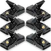 CANAANIN Rat Trap Mouse Trap That Work Multi Heavy-Duty Reusable Indoor-Outdoor Snap Trap Quick Effective Sanitary Safe, Pest Control for Rodent Mouse Mice (Large 6 Pack)