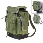70L Large Capacity Multifunctional Army Green Canvas Carp Bag Fishing Backpack