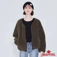 在飛比找momo購物網優惠-【BRAPPERS】女款 雙面穿羊羔絨外套(軍綠)