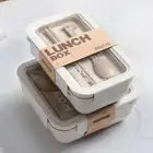 Microwave Bento Box Wheat Straw Lunch Containers New Lunch Box