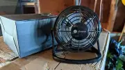 Google Chrome Portable USB Cooler Desk Mini Fan - Black