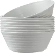 Set of 8 Soup Bowls 36 Ounces Unbreakable Wheat Straw Bowls Microwave Dishwasher