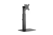 Brateck Single Screen Pneumatic Vertical Lift Monitor Stand Fit Most 17'-27' Flat and Curved Monitors Up to 7 kg per screen VESA 75x75/100x100