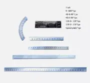 1 Set Turret Milling Machine Accessories Scale Ruler Angle Ruler Speed Plate