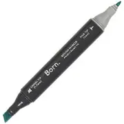 Born Professional Dual-Tip Artist Marker Turquoise Green G477