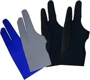 Gzingen 4 PCS Artist Glove for Drawing Tablets, 2 Finger Drawing Glove Left Right Hand for Graphic Tablet, with 2 PCS 3-Layers Palm-Rejection Artist Drawing Glove