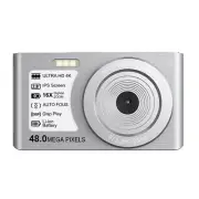 48MP 4K Mini Digital Camera 16X Zoom Autofocus Webcam Filter Wide-Angle7735