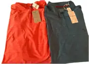Tommy Bahama Island Zone Pullover Men 4XLB Big 1/4 Zip Long Sleeve Vented Lot X2