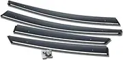 Rynplex Side Window Deflectors, for Jazz, Fit Hatchback 2003 2004 2005 2006 2007 Window Visors Car Wind Shield Sun Rain Guards Car Side Window Sunshade