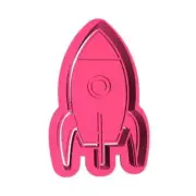 Rocket - Cookie cutter and embosser stamp set *FREE AUS POST*