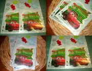 2 Packs Disney CARS Christmas Gel Window Clings Lightning McQueen