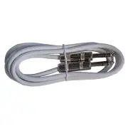 WHITE 6ft foot 1/4 TRS stereo Pro audio Balanced patch cable instrument cord NEW