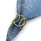 6pcs Napkin Holders Multi-purpose Sturdy Table Decoration Napkin Rings Geometric