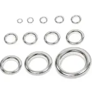 High Quality Stainless Steel Split Rings for Fishing Lures Pack of 50 pcs