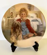 NIB Annie & Sandy Collector Plate #G16790 Knowles China 1982 Little Orphan Annie
