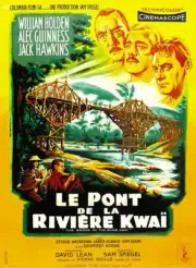 The Bridge On The River Kwai poster French poster Sessue Hayak- 1957 Old Photo