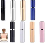 Pack of 8 Travel Perfume Atomisers Perfume Travel Bottle Travel Perfume Sprayer 5 ml Nano Atomisation Pocket Size Suitable for Men and Women Suitable for On the Go