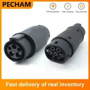 Electric Vehicle Charging Converter Connector Adapter Type1 J1772 to Type2 Socke