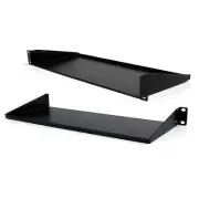 NEW Startech CABSHELF1U 1U 7in Depth Universal Fixed Rack Mount Shelf 33lbs 15kg