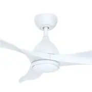 Martec Scorpion 52" 3 ABS Blade Smart Wi-Fi DC Ceiling Fan with Remote Control and 15W Tri-Colour LED