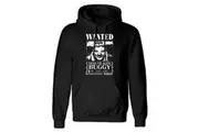 One Piece Unisex Adult Buggy Pull Over Hoodie (Black) - UTHE3297