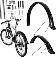 1Set Mountain Bike Mudguards Full Coverage Bike Mud Flap for Tires Easy Installation Sleek Design Water and Mud Protection Compatible with Bike