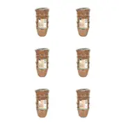 36pc Antheia Green Homewares 10cm Coco Fibre Pot Seed Starters Home Decor BRWN