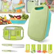 Kitchen 9 in 1 Folding Cutting Board Set Multi Function Household Cutting Board
