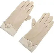 [BESPORTBLE] 1 Pair Warm Touchscreen Gloves for Women Windproof Fabric Gloves for Outdoor Activities present for Hiking and Running