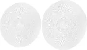 BESTonZON Sturdy Mute Drum Cymbals 14/16 Inches Alloy Cymbal Pack 2pcs for Drum Set Accessory
