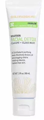 GOLDFADEN MD Facial Detox Clarify & Clear Mask Full Size NIB - FastShip + Gift !