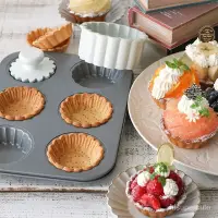 在飛比找蝦皮購物優惠-花邊塔模 水果塔蛋撻糯米船派類蛋糕點心 烤盤模具🔥烘焙工具 