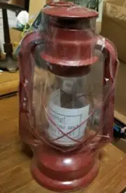 Red Ozark Trail Kerosene Lantern BRAND NEW