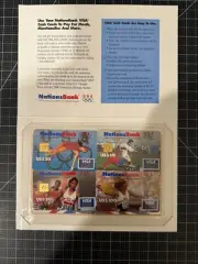 *UNUSED MINT* VISA CASH CARD SET 4 1996 Olympics Includes Cover $20-$50-$100