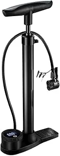 Cycle Tire Inflator | High Pressure Cycle Pump Tire Inflator with Digital Gauge,Floor Electric Air Pump Handheld Cycle Supplies for Cycle