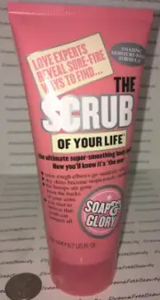 Soap & Glory *The SCRUB of YOUR LIFE* Smoothing Shower Body Buffer 6.7oz./200ml.